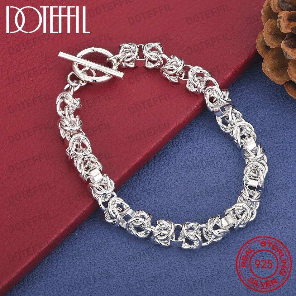 925 Sterling Silver 8 Inches Fine Knotted Braided TO Bracelet For Women Men Fashion Charm Engagement Party Jewelry Gifts
925 Sterling Silver 8 Inches Fine Knotted Braided TO Bracelet For Women Men Fashion Charm Engagement Party Jewelry Gifts