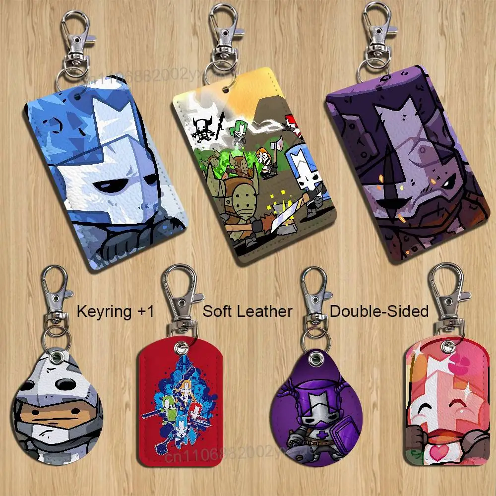 Game Blue Red Castle Crashers Card Holder With Keychain Executive Protection For Bank Credit Subway Bus Case
Game Blue Red Castle Crashers Card Holder With Keychain Executive Protection For Bank Credit Subway Bus Case