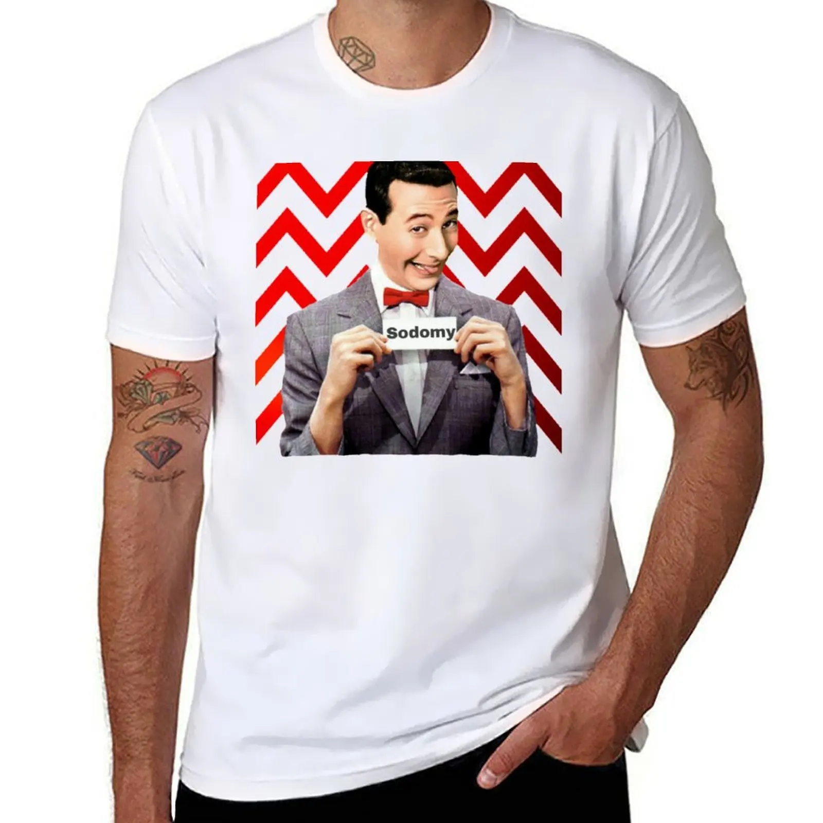 Pee Wee Herman- Sodomy T-Shirt funny t shirts cotton man t shirt graphic T-Shirt
Pee Wee Herman- Sodomy T-Shirt funny t shirts cotton man t shirt graphic T-Shirt