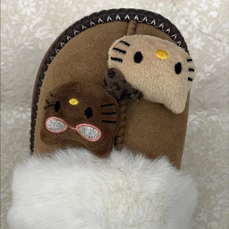 Y2K Kawaii gril Hello Kitty, плюшевые куклы, нескользящие тапочки, теплая домашняя обувь, милая уличная ветрозащитная и морозостойкая хлопковая обувь, подарок
Y2K Kawaii gril Hello Kitty, плюшевые куклы, нескользящие тапочки, теплая домашняя обувь, милая уличная ветрозащитная и морозостойкая хлопковая обувь, подарок