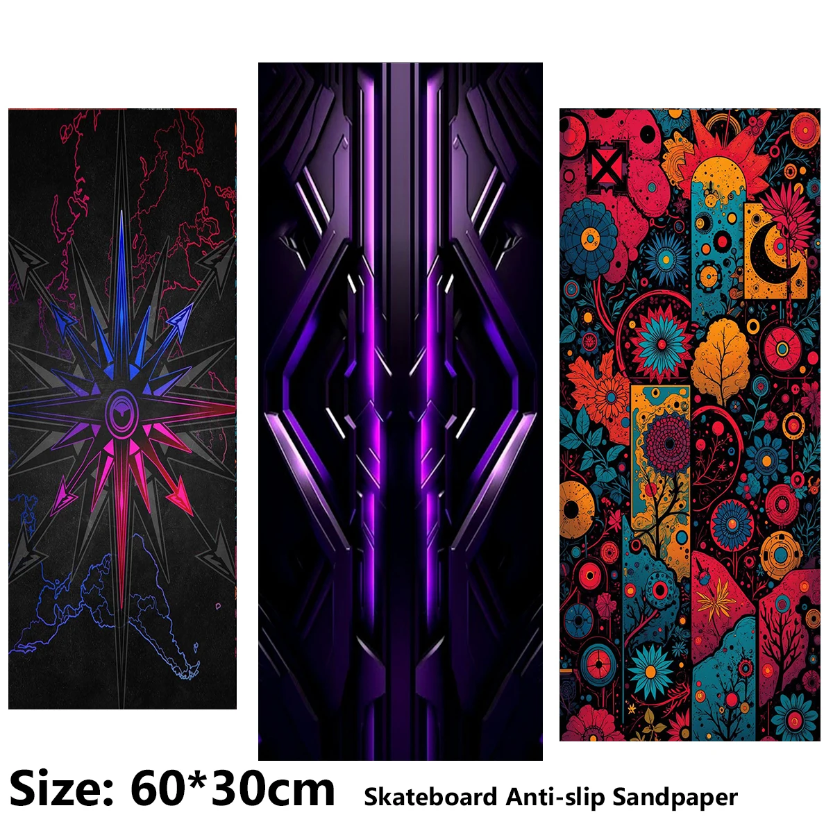 ElecStric Scooter Anti-slip Sticker Sandpaper Skateboard Grip Tape Sheet 60*30cm Abstract Texture Nebula Compass Pattern
ElecStric Scooter Anti-slip Sticker Sandpaper Skateboard Grip Tape Sheet 60*30cm Abstract Texture Nebula Compass Pattern