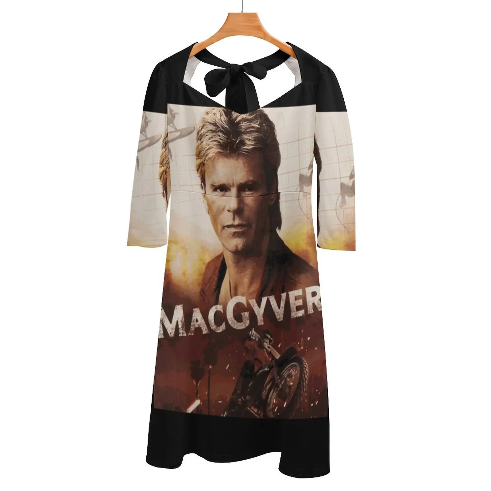Платье Macgyver на шнуровке с открытой спиной, платье с квадратным вырезом, модный дизайн, свободное платье большого размера, Macgyver 2016 Angus
Платье Macgyver на шнуровке с открытой спиной, платье с квадратным вырезом, модный дизайн, свободное платье большого размера, Macgyver 2016 Angus