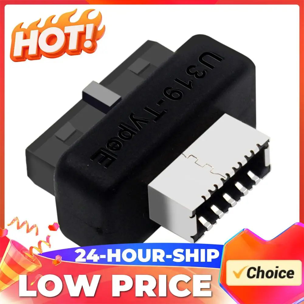 Адаптер USB-разъема материнской платы 19/20-контактный на Type-E, 90-градусный настольный конвертер, порт Type-C для передней панели корпуса
Адаптер USB-разъема материнской платы 19/20-контактный на Type-E, 90-градусный настольный конвертер, порт Type-C для передней панели корпуса