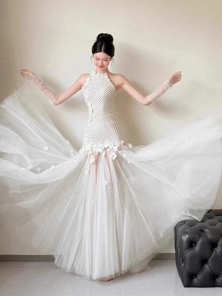 Ele Neline Wedding Dr Fi Tail Bridal Gown for Wedding Morning oot out Door Gown Svel Long Evening Gown
Ele Neline Wedding Dr Fi Tail Bridal Gown for Wedding Morning oot out Door Gown Svel Long Evening Gown