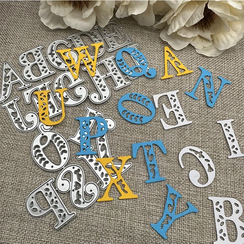 26Pcs Flower leaf letters Metal Cutting Dies Stencils For DIY Scrapbooking Decorative Handcraft Die Cutting Template Mold
26Pcs Flower leaf letters Metal Cutting Dies Stencils For DIY Scrapbooking Decorative Handcraft Die Cutting Template Mold