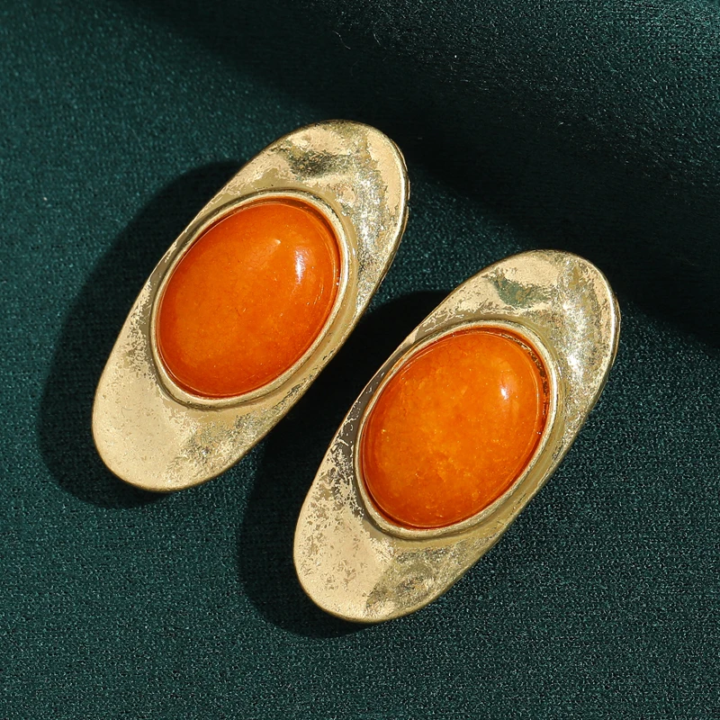 Vintage Jewelry Beeswax Yellow Earrings Natural Stone Stud Gold Color For Woman 2026 Trend Wedding Accessories Luxury Designers
Vintage Jewelry Beeswax Yellow Earrings Natural Stone Stud Gold Color For Woman 2026 Trend Wedding Accessories Luxury Designers