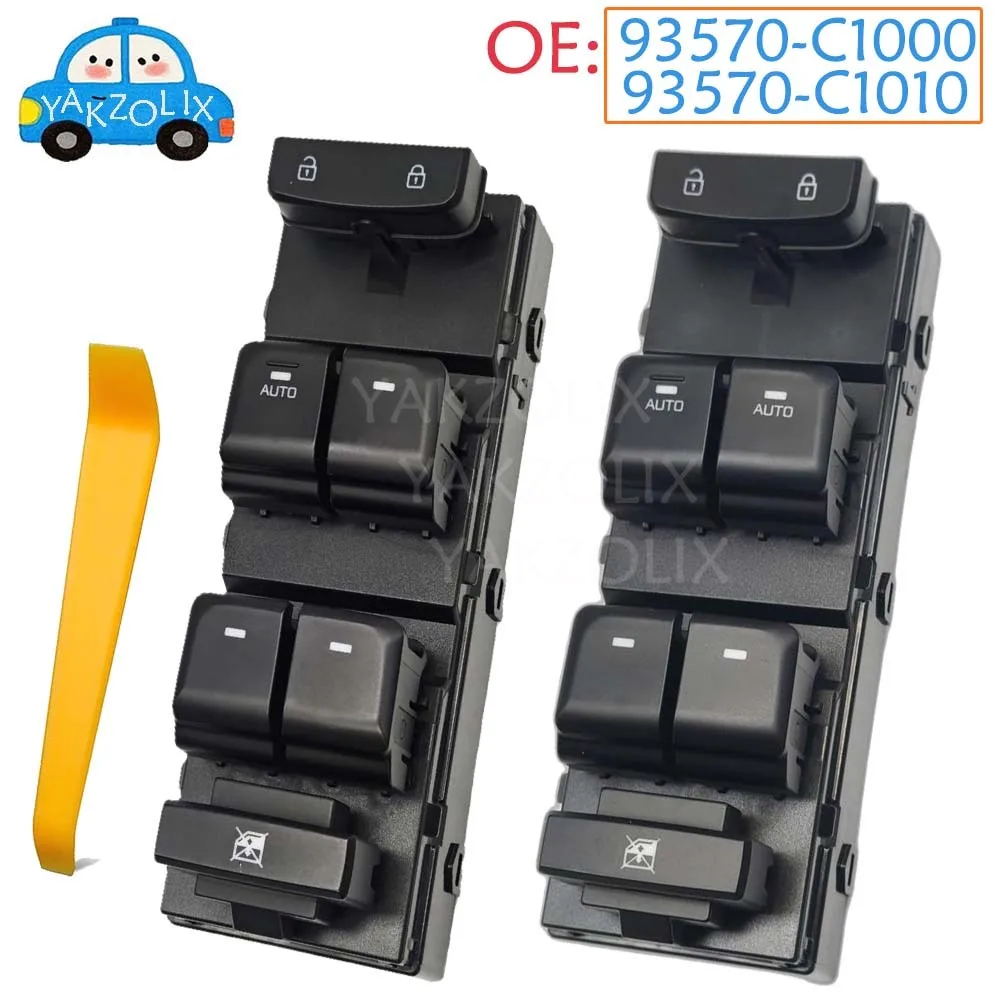 For Hyundai Sonata LF 2015 2016 2017 2018 2019 Front Left Master Driver Side Window Door Power Switch 93570-C1000 93570-C1010
For Hyundai Sonata LF 2015 2016 2017 2018 2019 Front Left Master Driver Side Window Door Power Switch 93570-C1000 93570-C1010