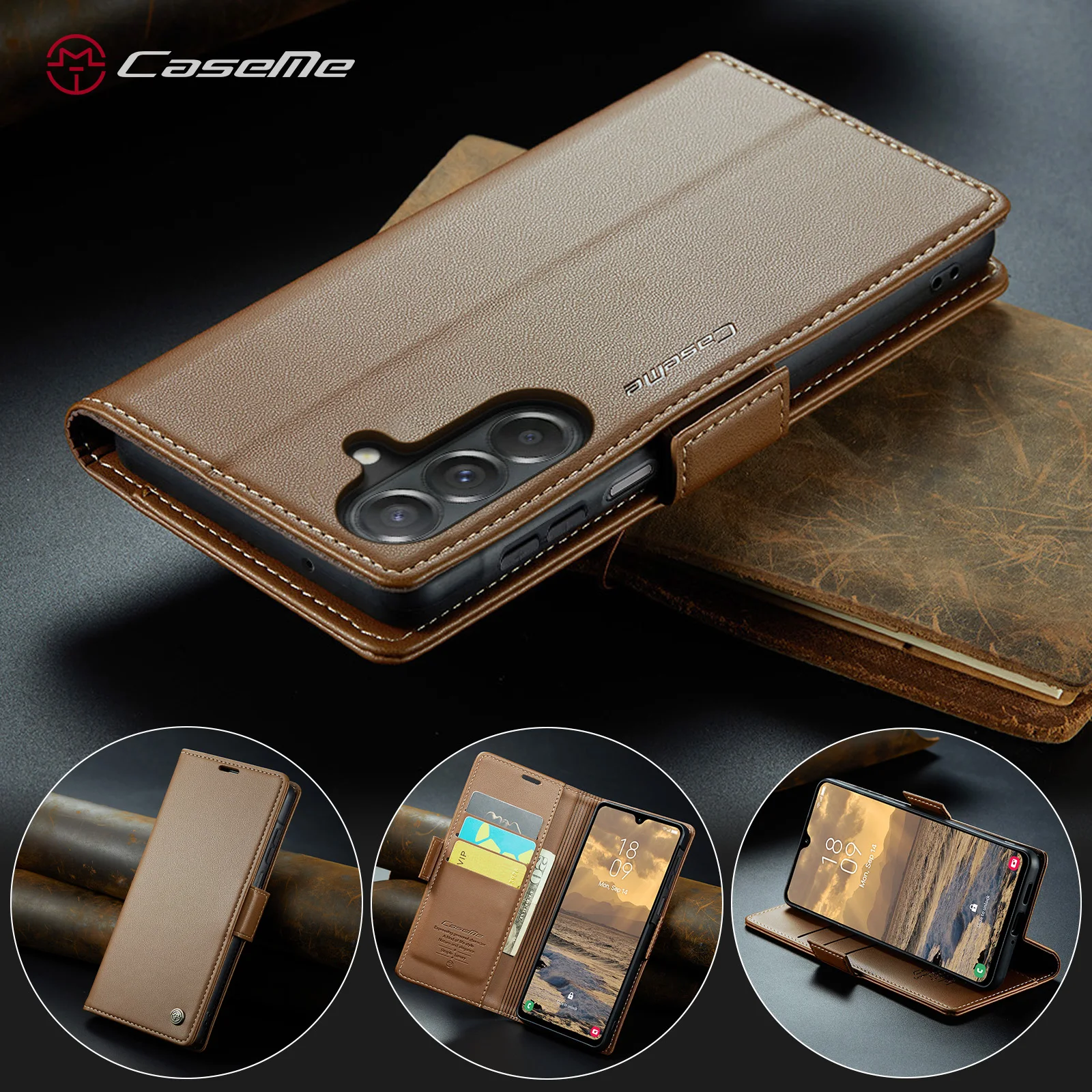 Caseme-023 A27 For Samsung Galaxy A27, Book Style Flip PU Leather Wallet Case Card Slot Pouch Stand Phone Full Cover Side Buckle
Caseme-023 A27 For Samsung Galaxy A27, Book Style Flip PU Leather Wallet Case Card Slot Pouch Stand Phone Full Cover Side Buckle