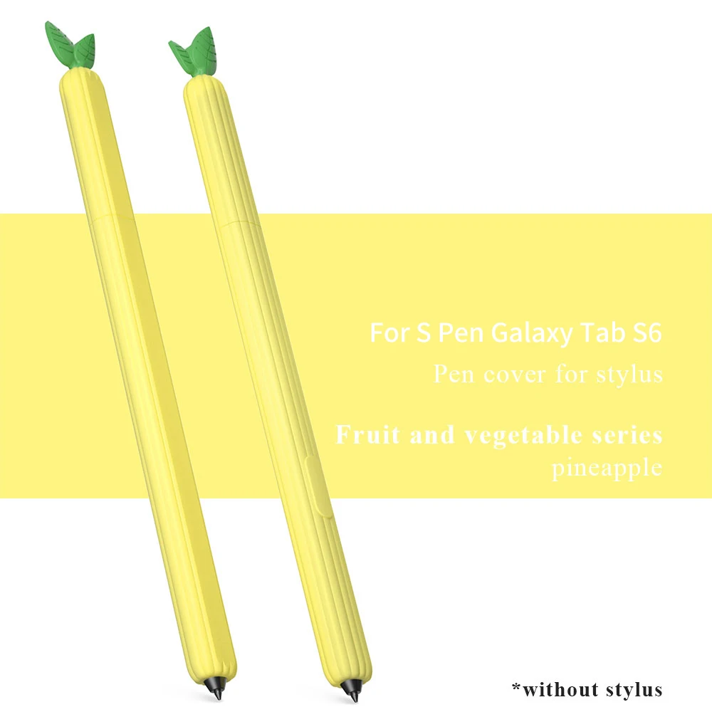 Fruit Vegetable Silicone Pen Cover For Samsung Galaxy Pencil Tab S6 Pencil Case Non-slip Protection Sleeve For Samsung Tab S6
Fruit Vegetable Silicone Pen Cover For Samsung Galaxy Pencil Tab S6 Pencil Case Non-slip Protection Sleeve For Samsung Tab S6