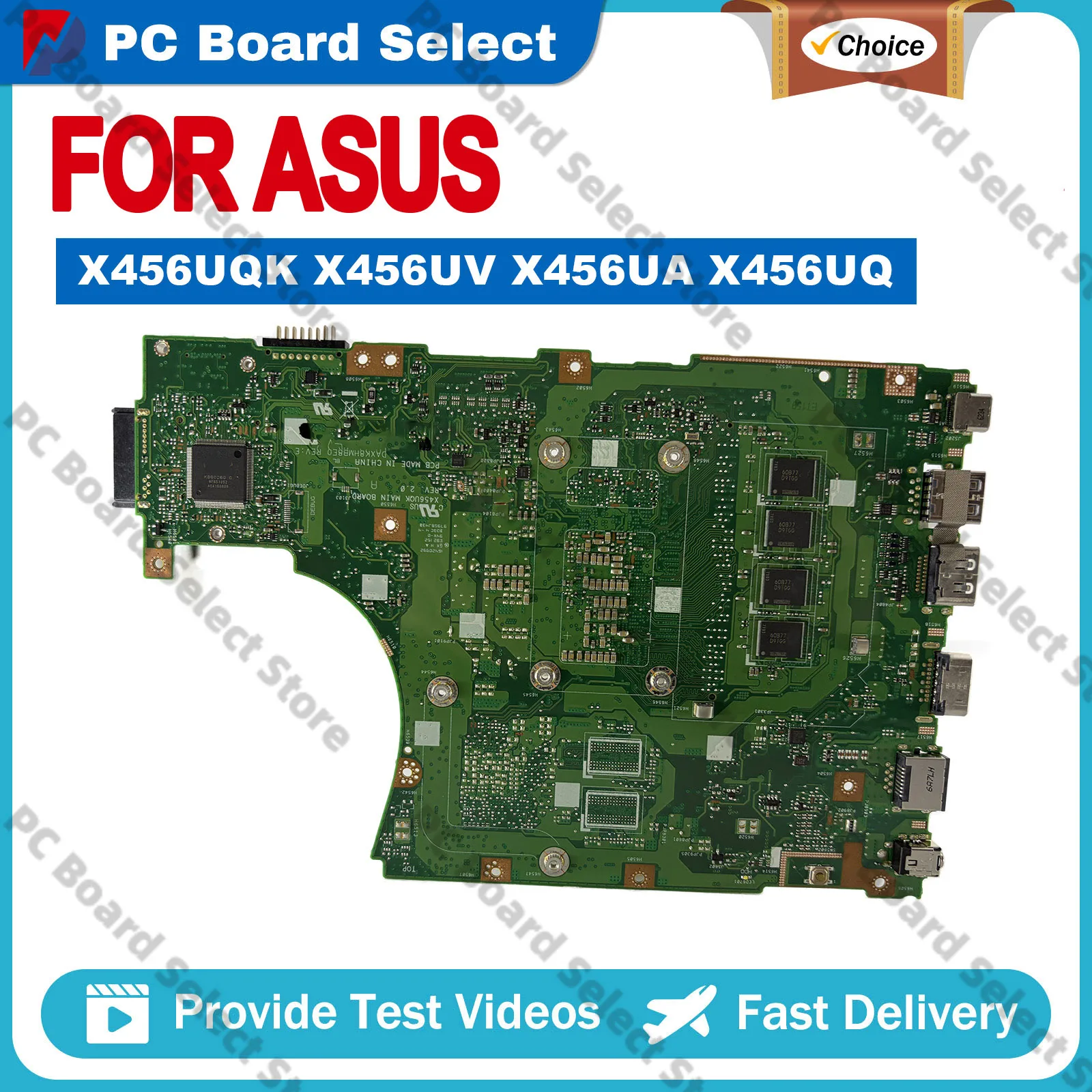X456UA Laptop Motherboard For ASUS VivoBook X456UQ X456U F456U X456UV X456UJ X456UAM A456U X456UAK R457U Mainboard I3 I5 I7 CPU
X456UA Laptop Motherboard For ASUS VivoBook X456UQ X456U F456U X456UV X456UJ X456UAM A456U X456UAK R457U Mainboard I3 I5 I7 CPU
