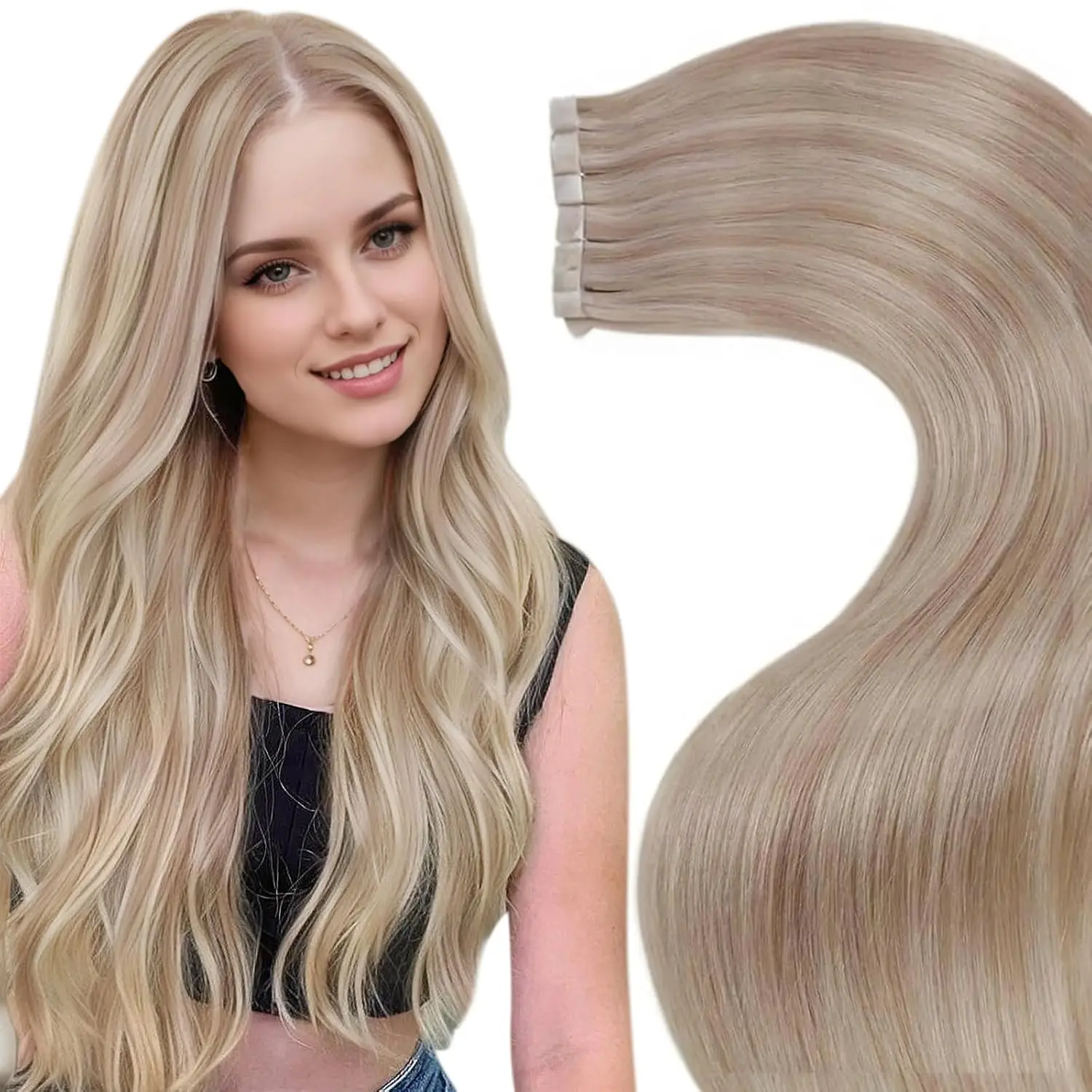 Laavoo Tape in Human Hair Extension 20Pcs Highlight Color Remy Real Natural Human Hair Straight Skin Weft Tape in Hair Extension
Laavoo Tape in Human Hair Extension 20Pcs Highlight Color Remy Real Natural Human Hair Straight Skin Weft Tape in Hair Extension