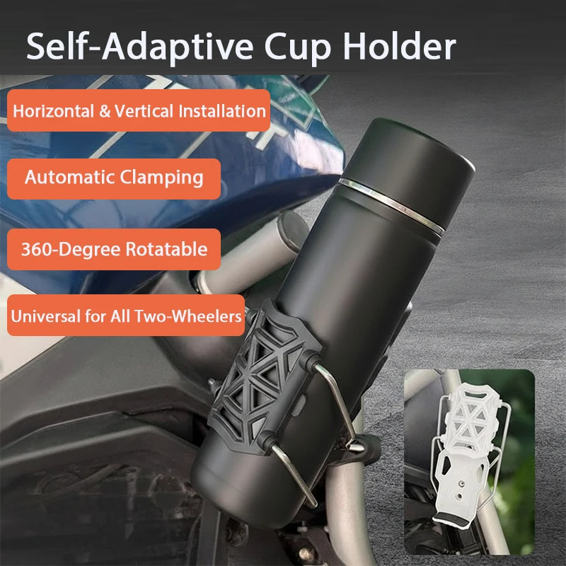 ZK Self-Adaptive Cup Holder 360° Rotatable Auto Clamp Bottle Mount Fits Motorcycle Bike E-Bike 32-75mm Multi Colors Available
ZK Self-Adaptive Cup Holder 360° Rotatable Auto Clamp Bottle Mount Fits Motorcycle Bike E-Bike 32-75mm Multi Colors Available