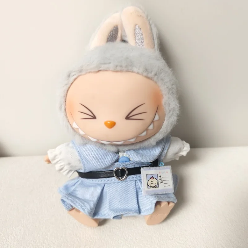 Set Cute 17CM Pendant Labubu Doll 1st 2nd and 3rd Generation Labubu Doll Accessories Outfit Doll Clothes
Set Cute 17CM Pendant Labubu Doll 1st 2nd and 3rd Generation Labubu Doll Accessories Outfit Doll Clothes