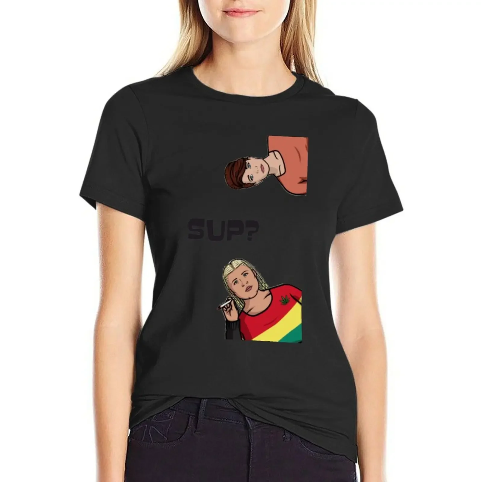 Sup Cheryl Tunt And Pam Poovey Archer Rasta T-Shirt tees customs design your own quick-drying Female clothing womans clothing
Sup Cheryl Tunt And Pam Poovey Archer Rasta T-Shirt tees customs design your own quick-drying Female clothing womans clothing