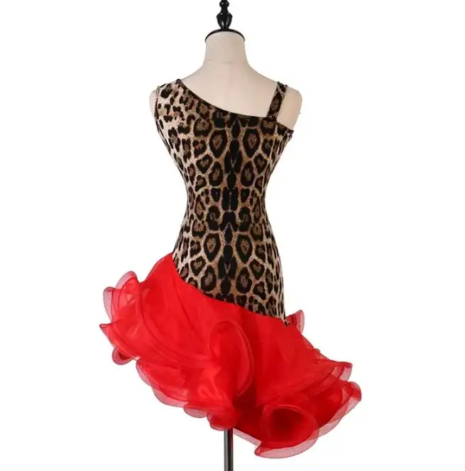 Competition Dance Outfit Adult Sleeveless Leopard Red Rose Patchwork Dance Dress
Competition Dance Outfit Adult Sleeveless Leopard Red Rose Patchwork Dance Dress