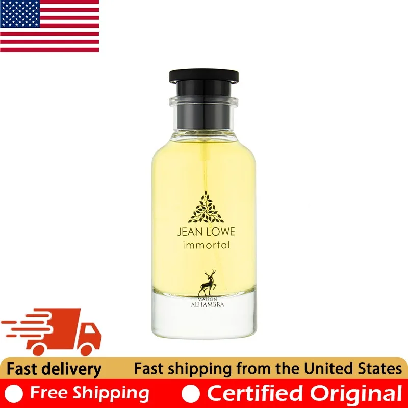Maison Alhambra Jean Lowe Immortel Eau de Parfum 3.4 Oz Original Arab Perfumes Lasting Oriental Pheromone Perfume Cologne 100 ML
Maison Alhambra Jean Lowe Immortel Eau de Parfum 3.4 Oz Original Arab Perfumes Lasting Oriental Pheromone Perfume Cologne 100 ML