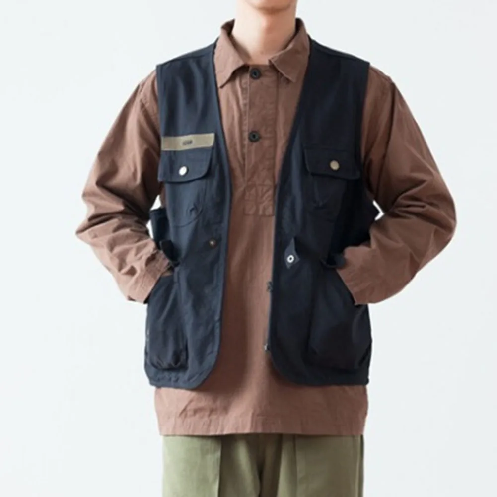 Dark Blue Outdoor Sleeveless Waistcoat Lightweight Outdoor Sleeveless Vest Sleeveless Vest Suitable For Spring Regular Length
Dark Blue Outdoor Sleeveless Waistcoat Lightweight Outdoor Sleeveless Vest Sleeveless Vest Suitable For Spring Regular Length