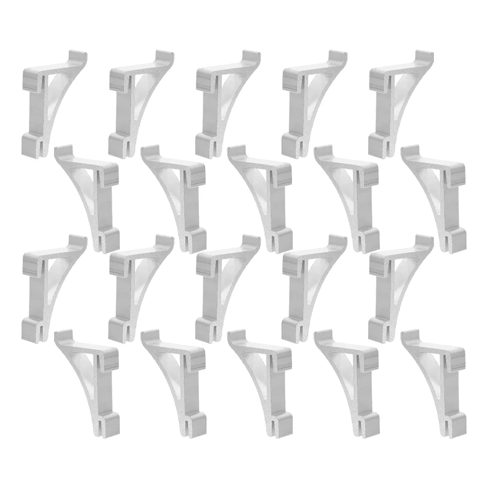20 Pcs Freezer Hooks Refrigerator Clips Shelf Bracket Aluminum Shelving Commercial Fridge Accessories Metal Display Cabinet
20 Pcs Freezer Hooks Refrigerator Clips Shelf Bracket Aluminum Shelving Commercial Fridge Accessories Metal Display Cabinet