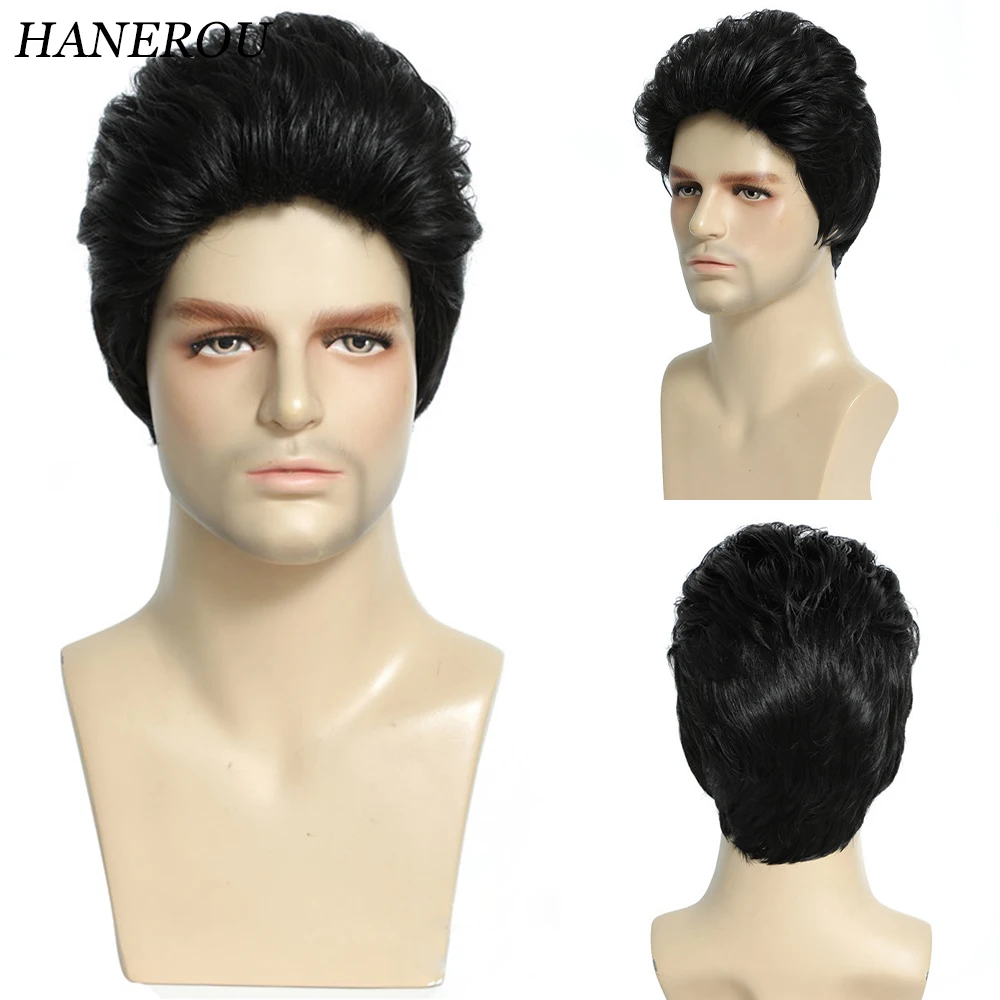 HANEROU Men Short Straight Synthetic Wig Natural Black Hair Heat Resistant Wig for Daily Party Cosplay
HANEROU Men Short Straight Synthetic Wig Natural Black Hair Heat Resistant Wig for Daily Party Cosplay