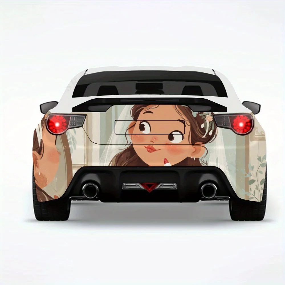 Little Girl Dress by Mirror - Vinyl Decal for Car Rear, Waterproof Self-Adhesive Vinyl Stickers for Vehicle Tail and Bumper, De
Little Girl Dress by Mirror - Vinyl Decal for Car Rear, Waterproof Self-Adhesive Vinyl Stickers for Vehicle Tail and Bumper, De