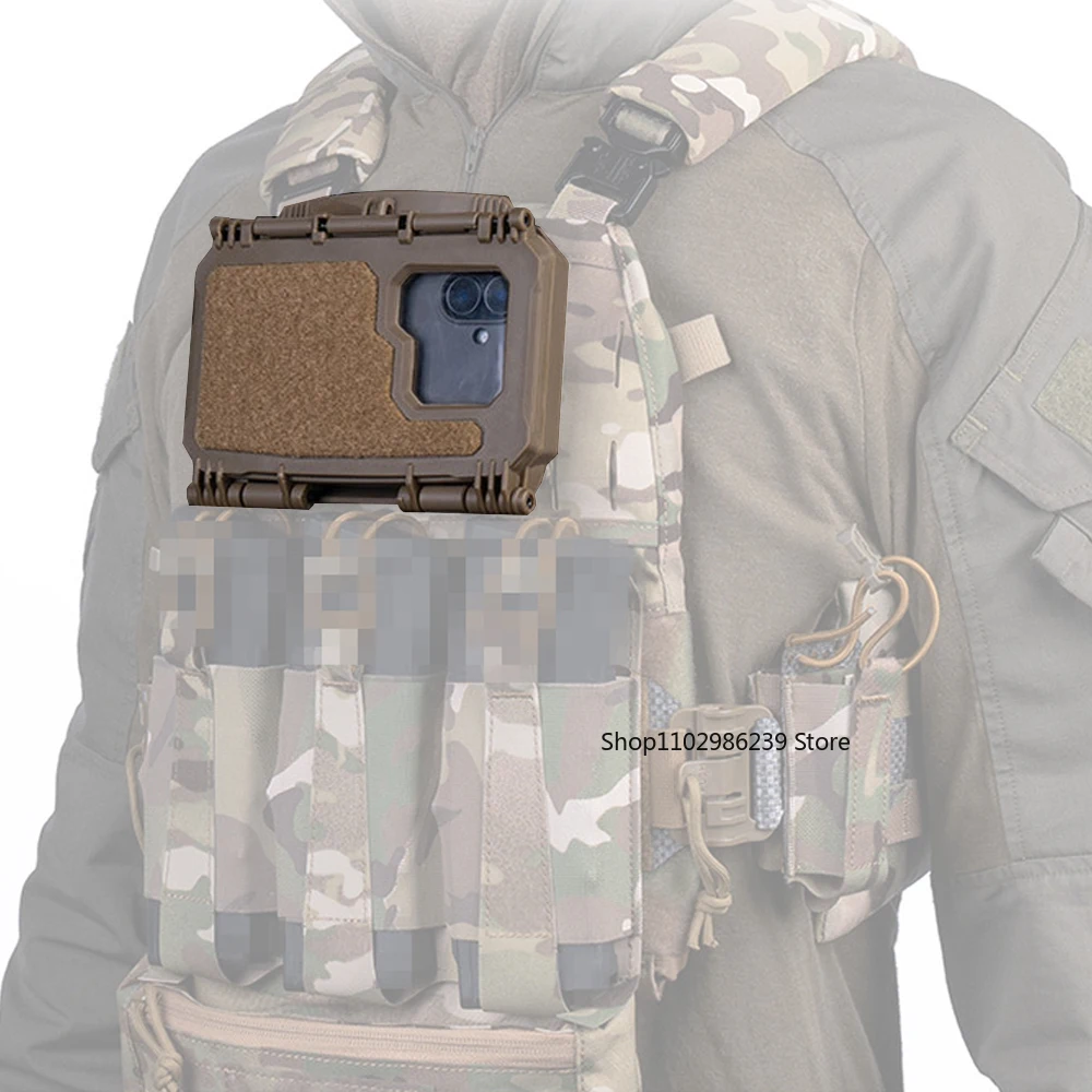 MOLLE Tactical Phone Case 2th Gen Universal Phone Holder Pouch for Map Navigation Airsoft Hunting Vest Plate Carrier Accessory
MOLLE Tactical Phone Case 2th Gen Universal Phone Holder Pouch for Map Navigation Airsoft Hunting Vest Plate Carrier Accessory