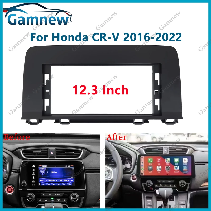 12.3 Inch Car Frame Fascia Adapter Canbus Box Decoder Android Radio Audio Dash Fitting Panel Kit For Honda CR-V 2016-2022
12.3 Inch Car Frame Fascia Adapter Canbus Box Decoder Android Radio Audio Dash Fitting Panel Kit For Honda CR-V 2016-2022
