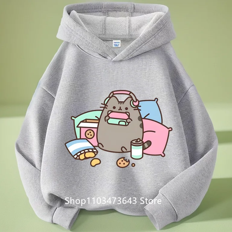 Fat Cat cartoon Children's Hoodies Clothing 3-12 year Boy Girls Casual Toddle Spring Autumn Sweatshirr tops Coat 2024
Fat Cat cartoon Children's Hoodies Clothing 3-12 year Boy Girls Casual Toddle Spring Autumn Sweatshirr tops Coat 2024
