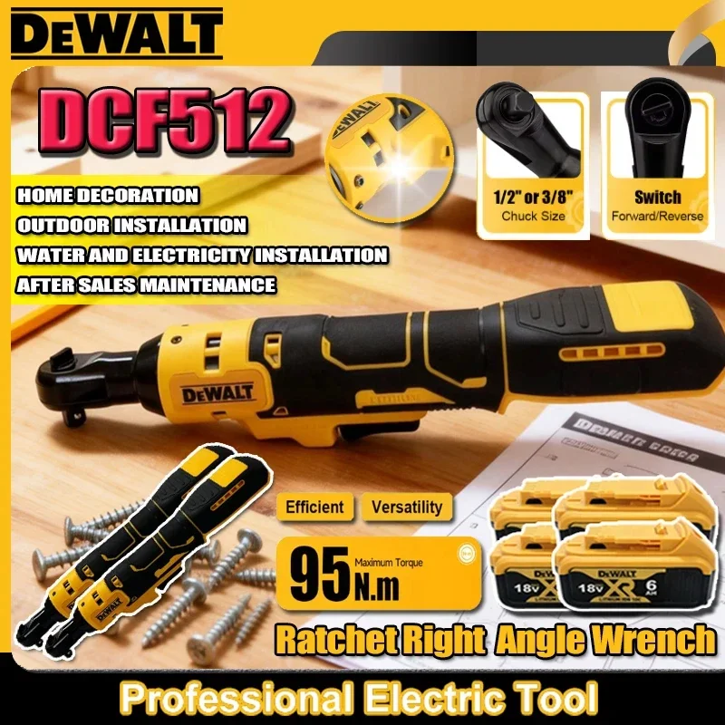 Бесщеточный угловой гайковерт Dewalt DCF512 1/2 дюйма 3/8 с LED-подсветкой, аккумуляторный, с регулируемой скоростью, 18В, электроинструмент
Бесщеточный угловой гайковерт Dewalt DCF512 1/2 дюйма 3/8 с LED-подсветкой, аккумуляторный, с регулируемой скоростью, 18В, электроинструмент