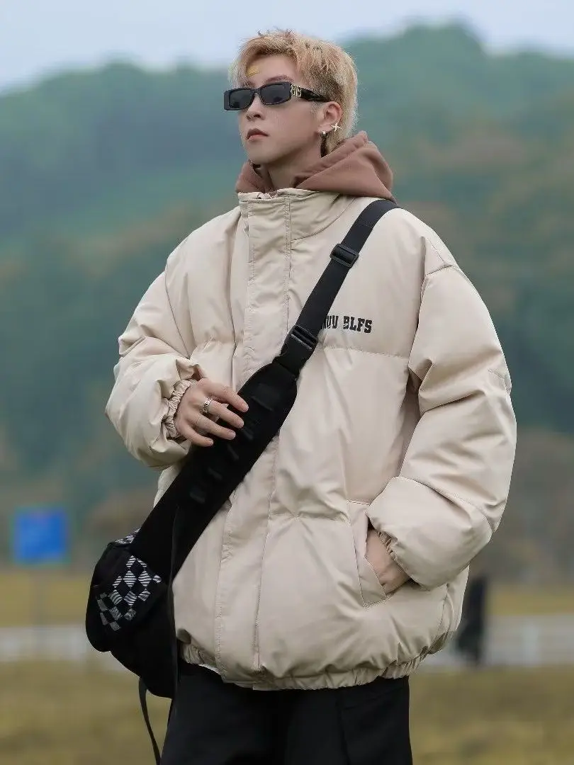 American Retro Heavyweight down Cotton Jaet Winter New Loose Thi Warm Bread Sle Cotton Outerwear Trendy Youth Casual
American Retro Heavyweight down Cotton Jaet Winter New Loose Thi Warm Bread Sle Cotton Outerwear Trendy Youth Casual