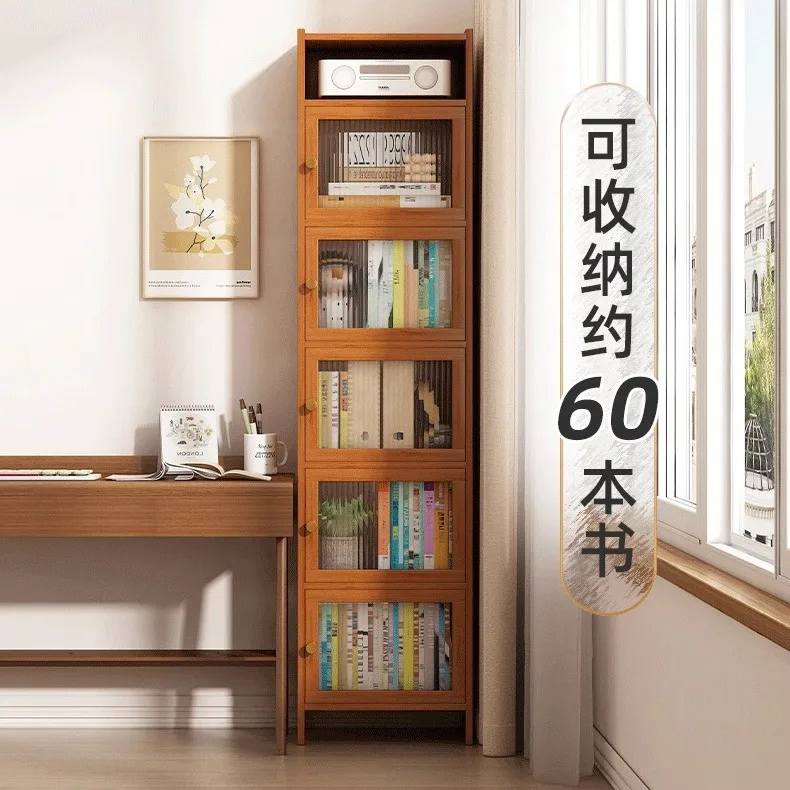 Bookshelf Shelf Floor-to-ceiling bookcase Simple living room Integrated wall Small side cabinet Storage narrow slot Corner
Bookshelf Shelf Floor-to-ceiling bookcase Simple living room Integrated wall Small side cabinet Storage narrow slot Corner
