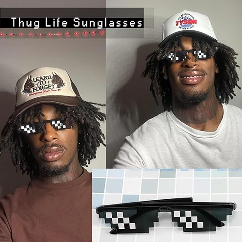 1 шт., черные солнцезащитные очки для вечеринки, 6-битная пиксельная мозаика, игровой плеер, реквизит для фотосессии, забавное стекло для взрослых, подростков, аксессуары для лица
1 шт., черные солнцезащитные очки для вечеринки, 6-битная пиксельная мозаика, игровой плеер, реквизит для фотосессии, забавное стекло для взрослых, подростков, аксессуары для лица