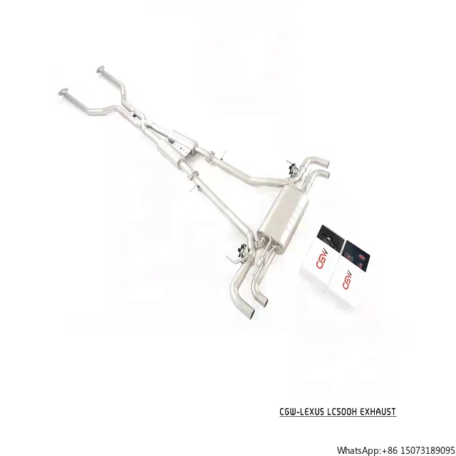 CGW Plug and Play Sound Exhaust Tip Muffler Piping with Electric Valves for LC500H 3.5L 2018+
CGW Plug and Play Sound Exhaust Tip Muffler Piping with Electric Valves for LC500H 3.5L 2018+