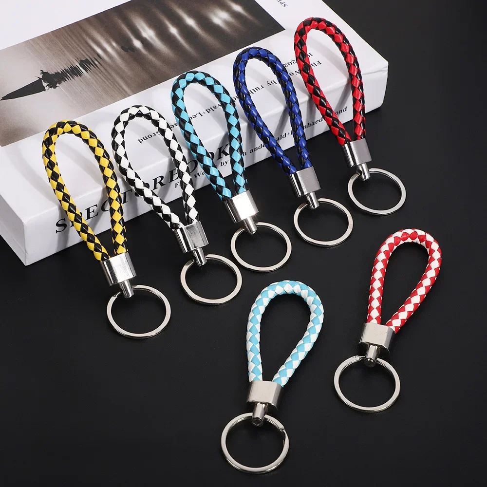 Personality Custom Name Text Keyring Originality PU Leather Metal Organization Rope Keychain Car Moto Key Ring Chain Gift
Personality Custom Name Text Keyring Originality PU Leather Metal Organization Rope Keychain Car Moto Key Ring Chain Gift
