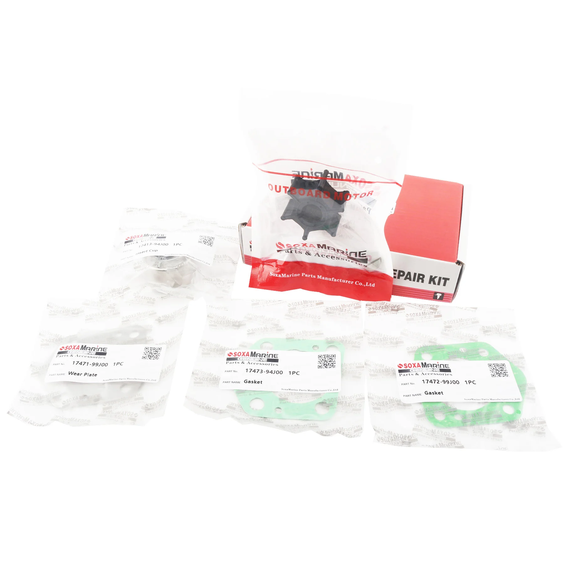 17400-99J00 Water Pump Impeller Kit Compatible with Suzuki Outboard DF 8 9.9 15 20 HP 4 Stroke Engines 17400-99J02 17400-99J20
17400-99J00 Water Pump Impeller Kit Compatible with Suzuki Outboard DF 8 9.9 15 20 HP 4 Stroke Engines 17400-99J02 17400-99J20