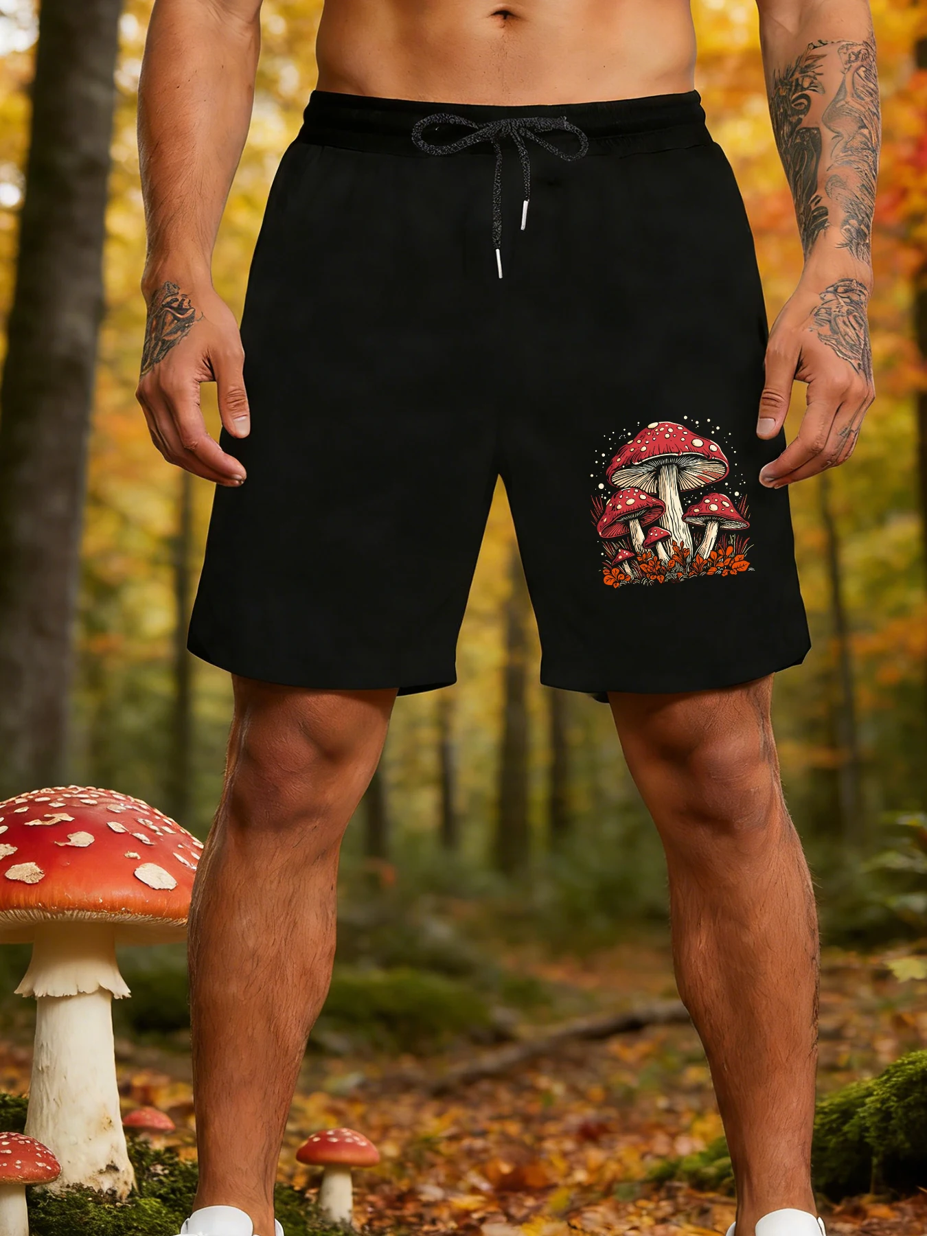 Red Mushroom Personality Graphic Printing Men'S Shorts Loose Elasticity Man Sportswear Wide Leg Summer Pant Gym Swimming Trunks
Red Mushroom Personality Graphic Printing Men'S Shorts Loose Elasticity Man Sportswear Wide Leg Summer Pant Gym Swimming Trunks