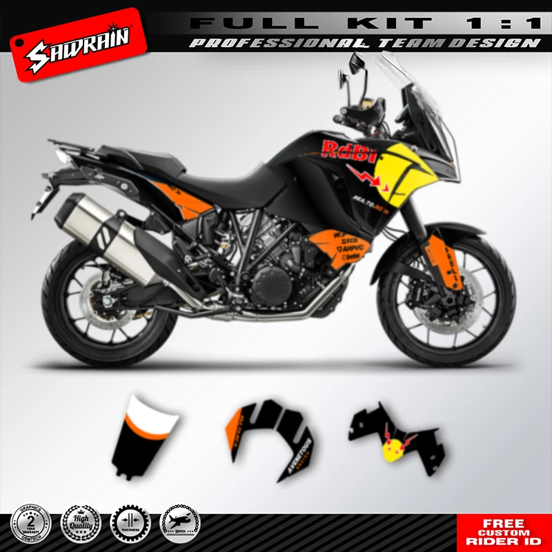 Sawrain For KTM ADV 1290 Adventure R S 2017 2018 2019 2020 Motorcycle Background Graphics Decal Sticker Kits
Sawrain For KTM ADV 1290 Adventure R S 2017 2018 2019 2020 Motorcycle Background Graphics Decal Sticker Kits
