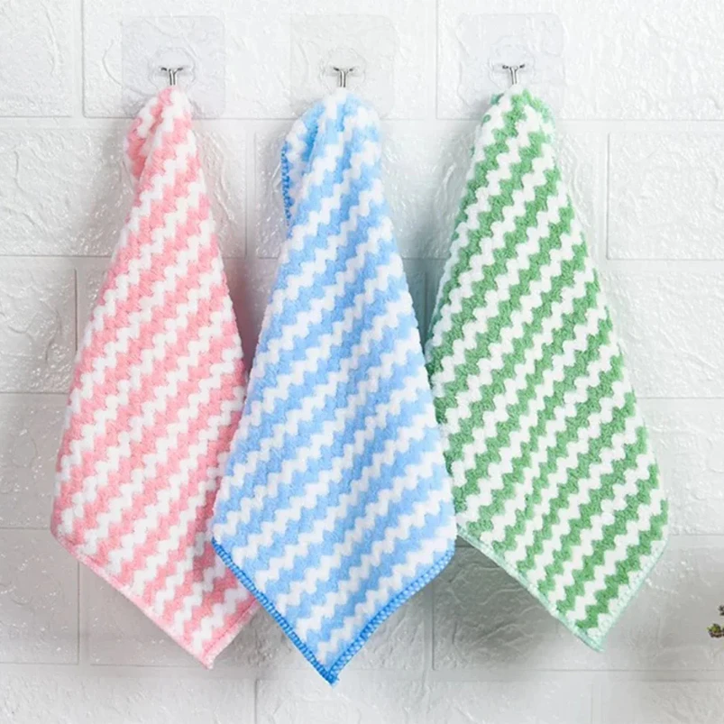 Microfiber Cleaning Cloth Velvet Thickened Dishcloths High Absorbent Scouring Kitchen Washing Dish Rags Household Wipe Towels
Microfiber Cleaning Cloth Velvet Thickened Dishcloths High Absorbent Scouring Kitchen Washing Dish Rags Household Wipe Towels