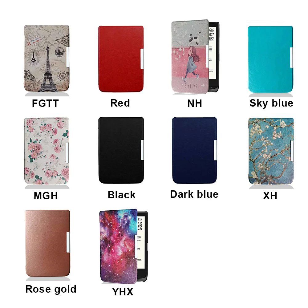 Case for 6" Pocketbook Basic Lux 2/3/4 and Touch HD 3/Lux 4/Lux 5, Portable Closure Cover Case for PB616/617/618/632/627/628
Case for 6" Pocketbook Basic Lux 2/3/4 and Touch HD 3/Lux 4/Lux 5, Portable Closure Cover Case for PB616/617/618/632/627/628