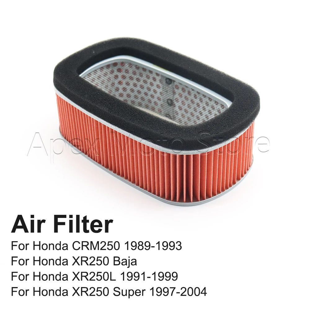 Motorcycle Engine Air Filter Intake Cleaner Element For Honda CRM250 XR250 Super XR250L XR350 XR400 XR440 XR600 XR650L
Motorcycle Engine Air Filter Intake Cleaner Element For Honda CRM250 XR250 Super XR250L XR350 XR400 XR440 XR600 XR650L