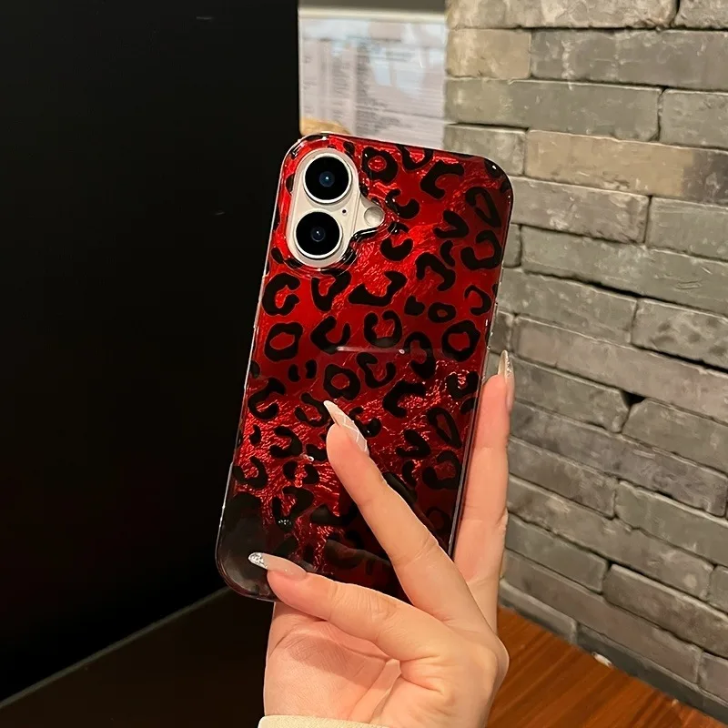 Luxury Wine Red Leopard Print High-End Phone Case For iPhone 16 Pro Max 15 14 13 12 11 XS XR X SE 7 8 Plus Shockproof Soft Cover
Luxury Wine Red Leopard Print High-End Phone Case For iPhone 16 Pro Max 15 14 13 12 11 XS XR X SE 7 8 Plus Shockproof Soft Cover
