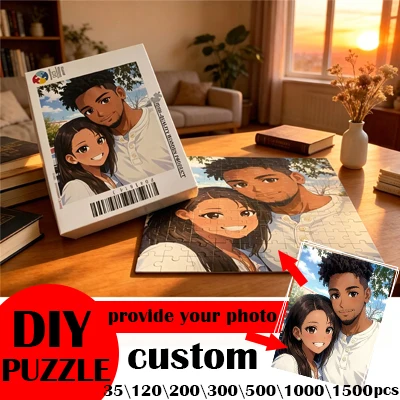 Photo Personalized Custom Wooden Jigsaw Puzzle with BOX DIY Toys for Kids Decoration Collectiable Funny Adult Leisure Toys Gifts
Photo Personalized Custom Wooden Jigsaw Puzzle with BOX DIY Toys for Kids Decoration Collectiable Funny Adult Leisure Toys Gifts