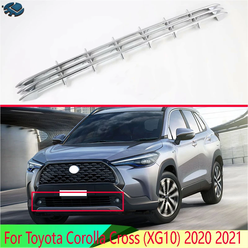 For Toyota Corolla Cross (XG10) 2020 2021 ABS Chrome Front Grille Accent Cover Lower Mesh Trim Molding Styling Bezel Garnish
For Toyota Corolla Cross (XG10) 2020 2021 ABS Chrome Front Grille Accent Cover Lower Mesh Trim Molding Styling Bezel Garnish
