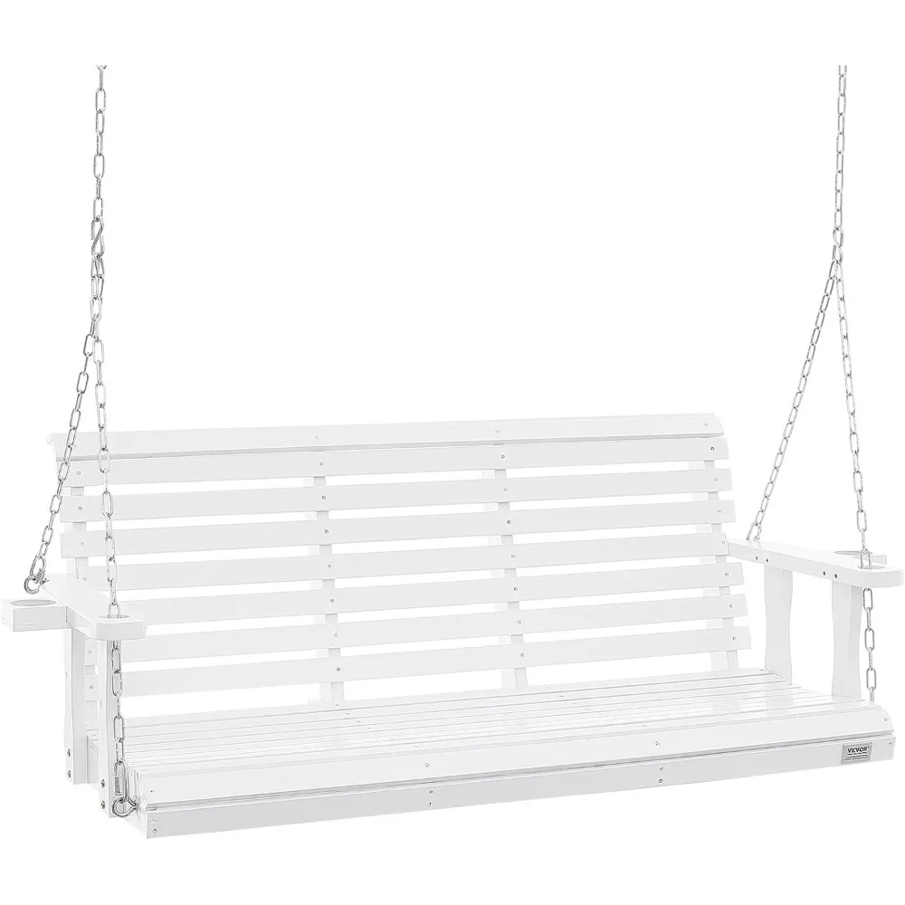 Swing 5.5ft With 2 Side Cup Holders, Heavy Duty 880lbs Patio Swing, Outdoor Swing Hanging Chair, Bench Swing
Swing 5.5ft With 2 Side Cup Holders, Heavy Duty 880lbs Patio Swing, Outdoor Swing Hanging Chair, Bench Swing