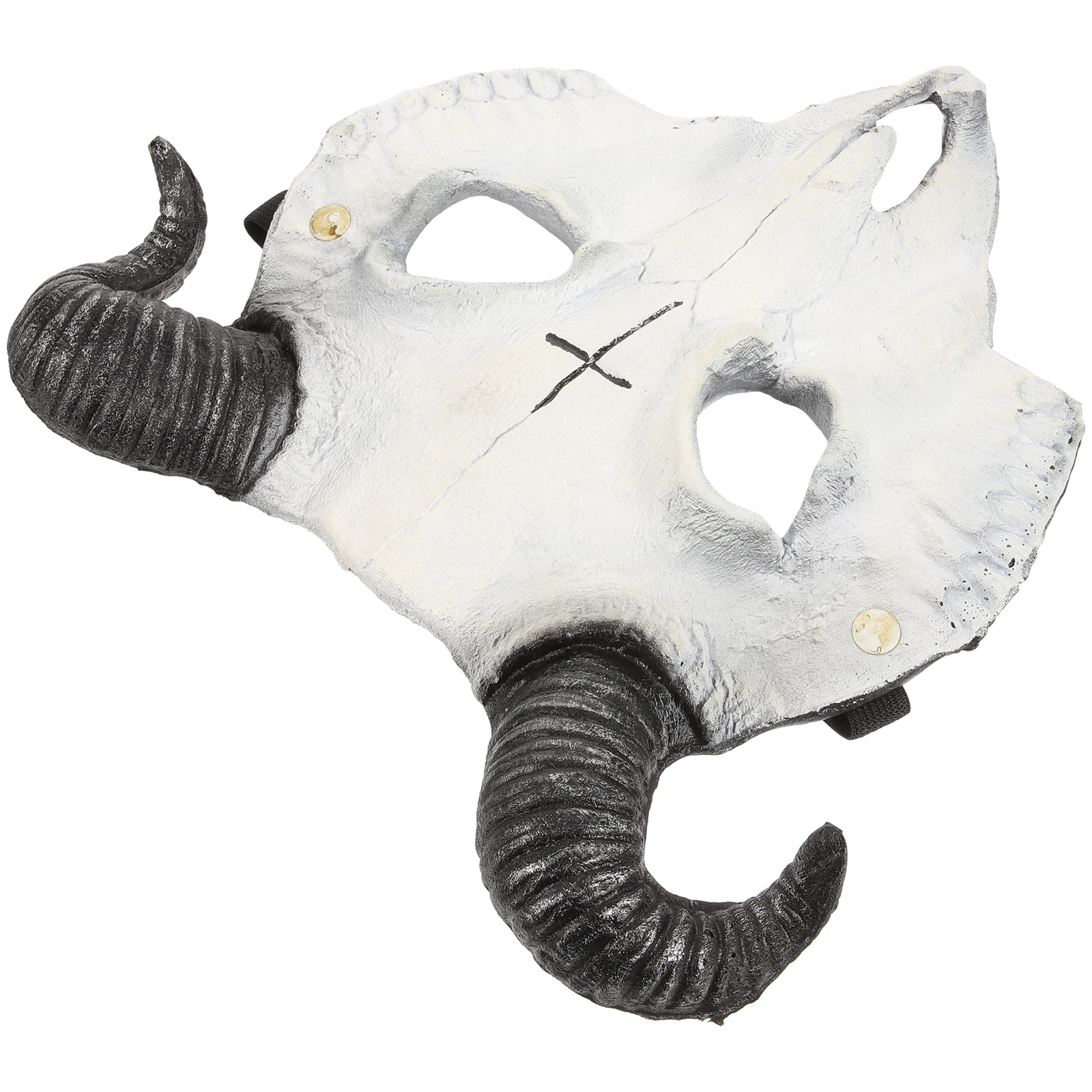 3D Skull Mask Lightweight PU Masquerade Masks Halloween Costume Scary Decorations Sheep Design Safe Use Dancing
3D Skull Mask Lightweight PU Masquerade Masks Halloween Costume Scary Decorations Sheep Design Safe Use Dancing