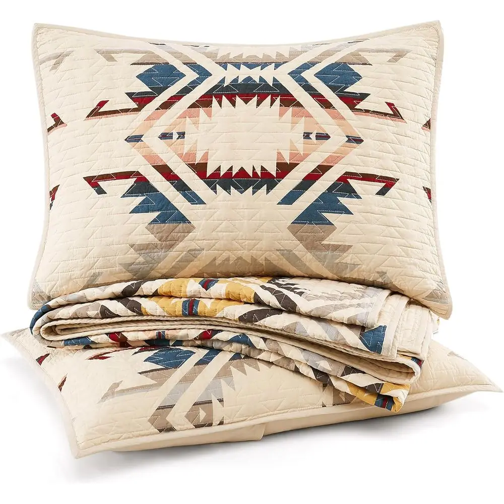 White Sands King/Cal King Quilt Bedding Set with 2 Shams Premium Cotton Lightweight Quilted Bedspread Coverlet or Bed Rustic Hom
White Sands King/Cal King Quilt Bedding Set with 2 Shams Premium Cotton Lightweight Quilted Bedspread Coverlet or Bed Rustic Hom