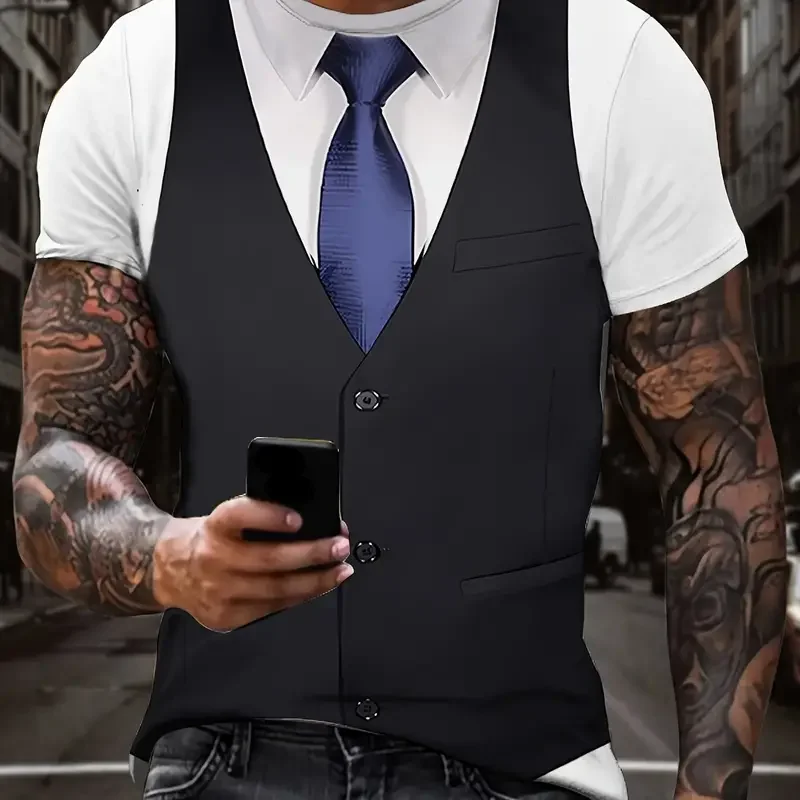 Men's T Shirt 3d Funny Suit Print Tee Fashion Party Short Sleeve Tops Casual O-neck Oversized T-shirt Summer Breathable Clothing
Men's T Shirt 3d Funny Suit Print Tee Fashion Party Short Sleeve Tops Casual O-neck Oversized T-shirt Summer Breathable Clothing