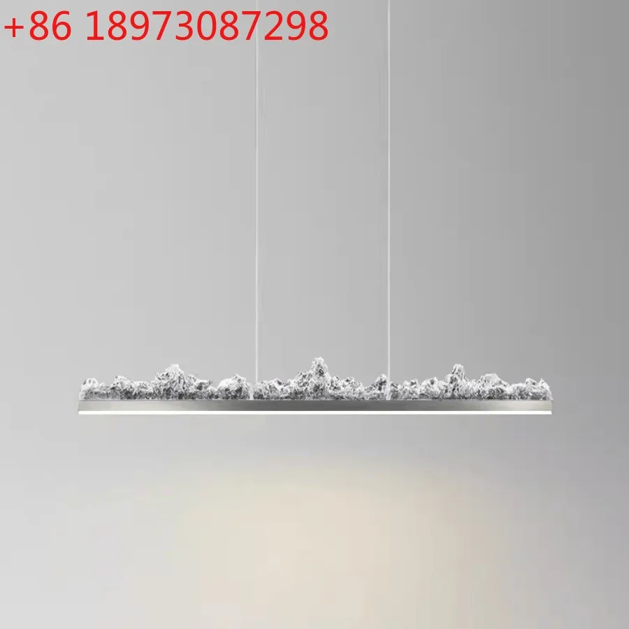 Restaurant chandelier light luxury creative modern simple dining room strip table light
Restaurant chandelier light luxury creative modern simple dining room strip table light