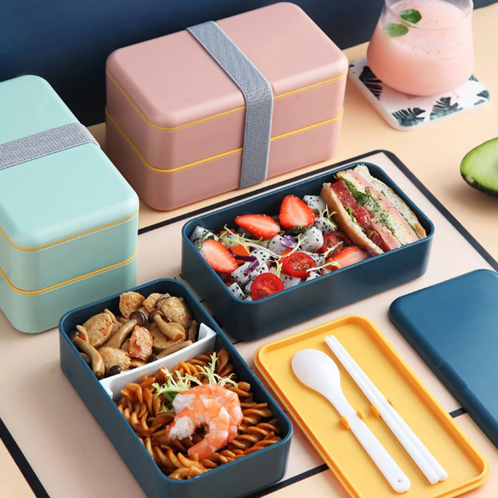 Portable Lunch Box Double Layer Food Container Office School Outdoor Use Microwave Safe Non Toxic Heat Resistant
Portable Lunch Box Double Layer Food Container Office School Outdoor Use Microwave Safe Non Toxic Heat Resistant