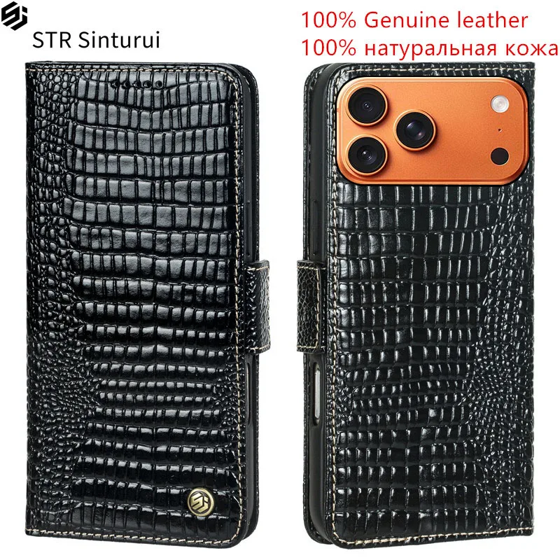 STR Genuine leather lizard grain card Slot Wallet Cover For iPhone 11 12 13 14 15 16 17 Pro Max 8 PIus shockproof phone Case
STR Genuine leather lizard grain card Slot Wallet Cover For iPhone 11 12 13 14 15 16 17 Pro Max 8 PIus shockproof phone Case