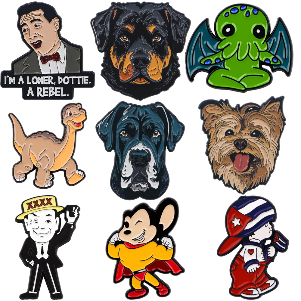 Cuban Boy Lapel Pins for Backpacks Manga Briefcase Badges on Backpack Pet Dog Brooch for Clothes New Fashion Accessories
Cuban Boy Lapel Pins for Backpacks Manga Briefcase Badges on Backpack Pet Dog Brooch for Clothes New Fashion Accessories